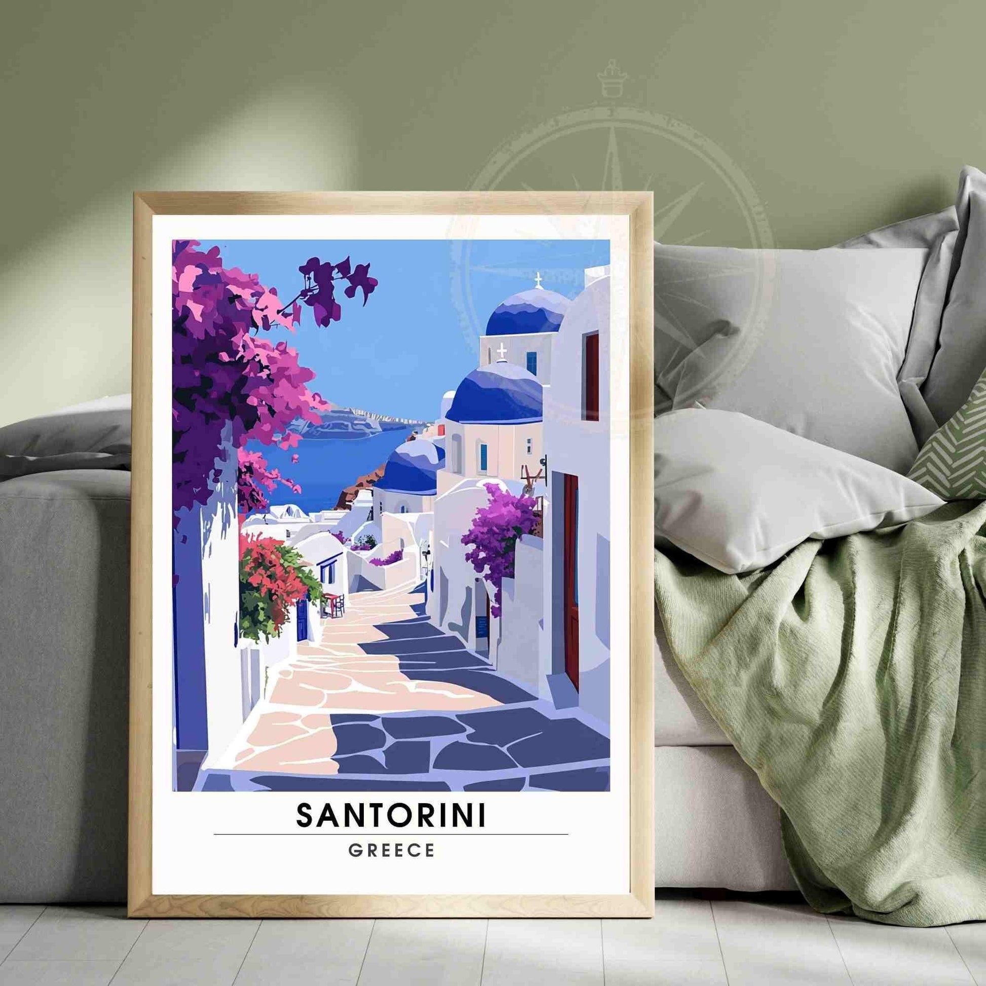 Santorini Poster - Santorini print - Greece