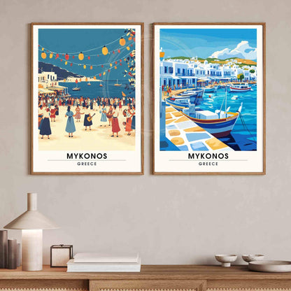 Vintage Mykonos Poster