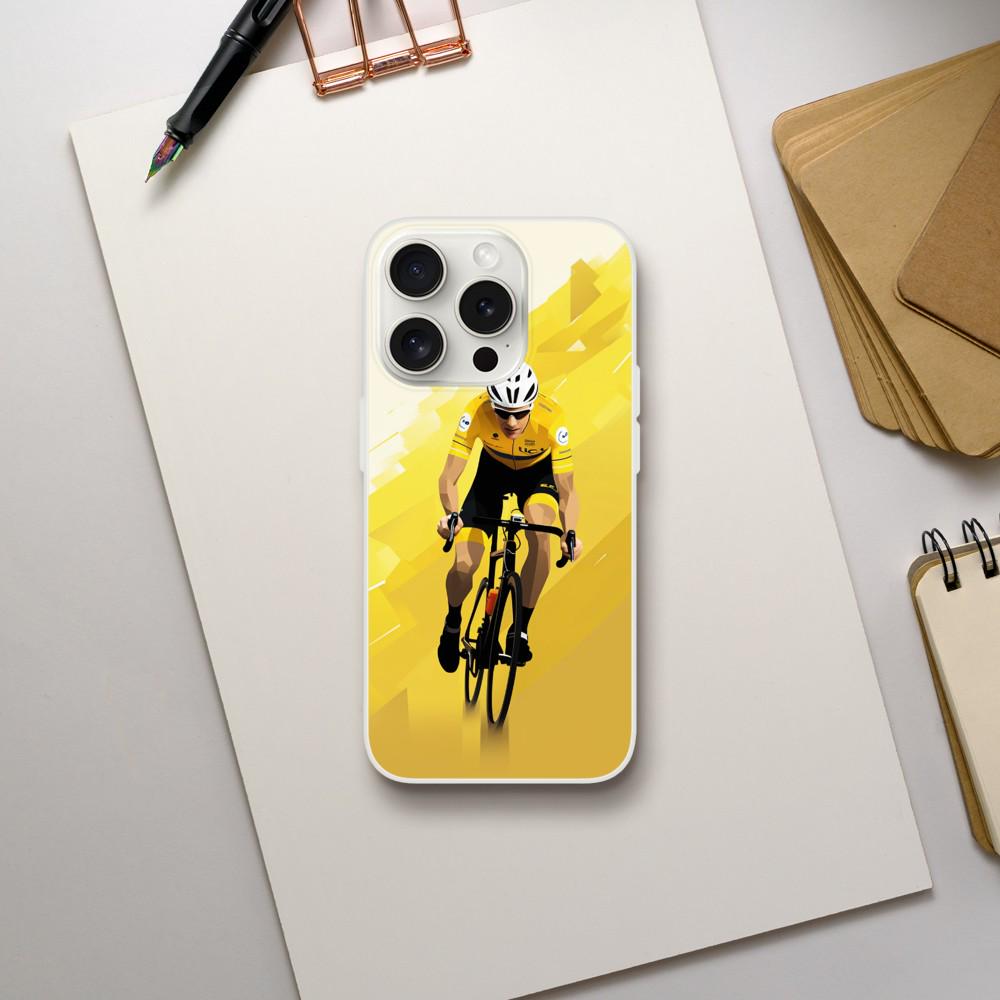 Coque Téléphone Transparente Tour de France – Protection Flexible et Moderne - Coque téléphone vélo