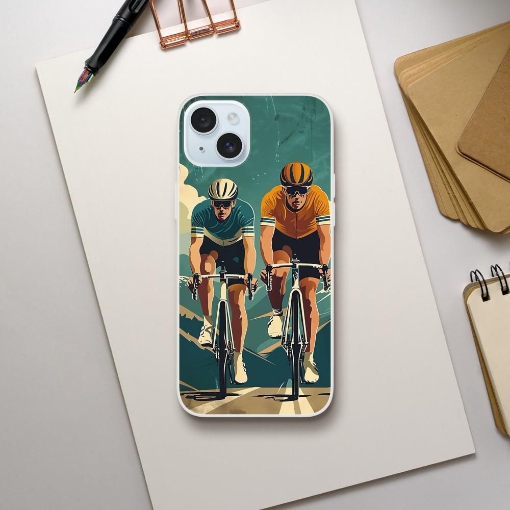 Coque Téléphone Transparente Tour de France – Protection Flexible et Moderne - Coque téléphone vintage