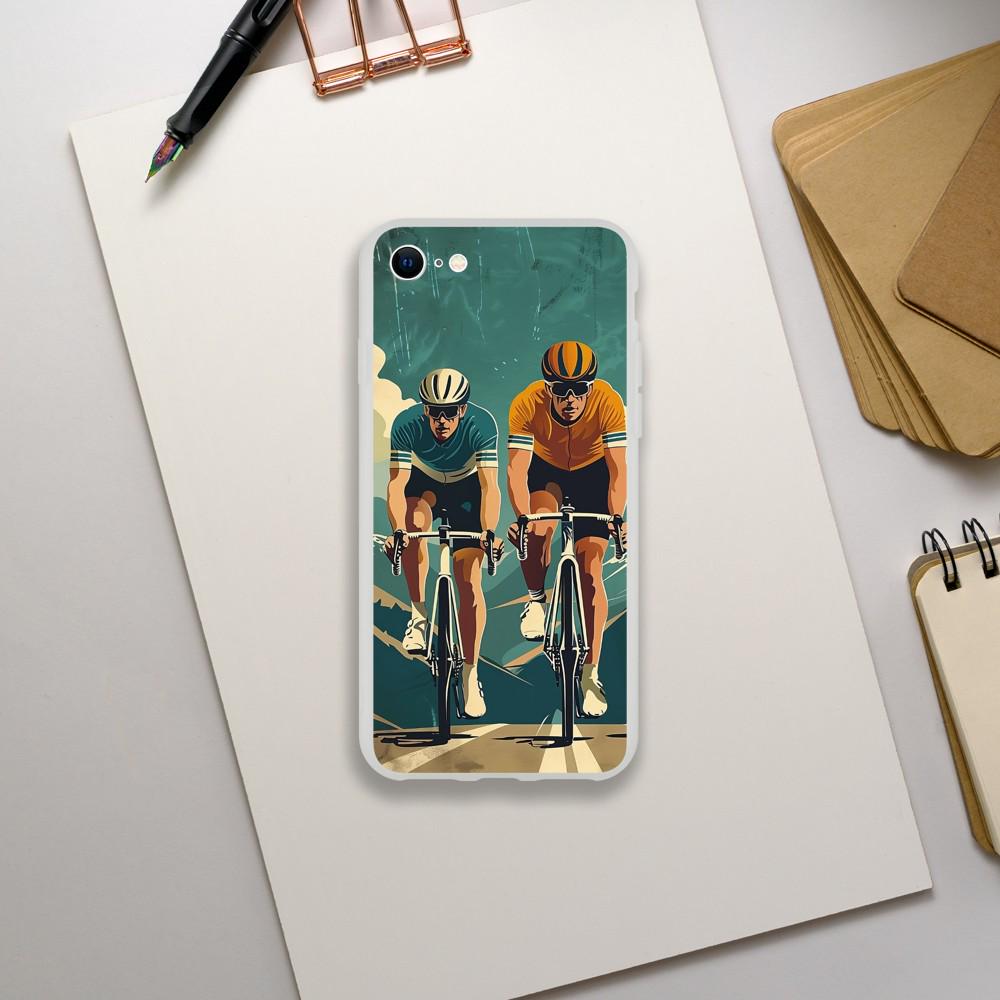 Coque Téléphone Transparente Tour de France – Protection Flexible et Moderne - Coque téléphone vintage