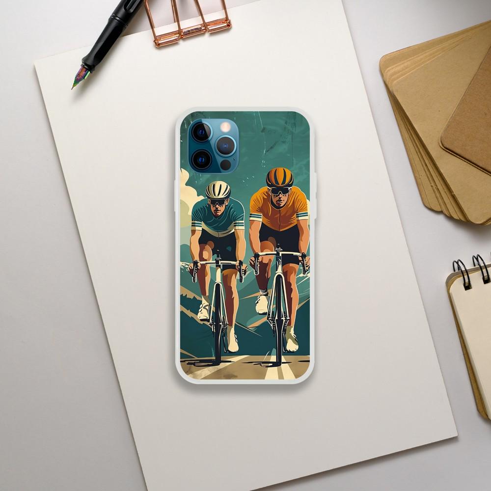 Coque Téléphone Transparente Tour de France – Protection Flexible et Moderne - Coque téléphone vintage