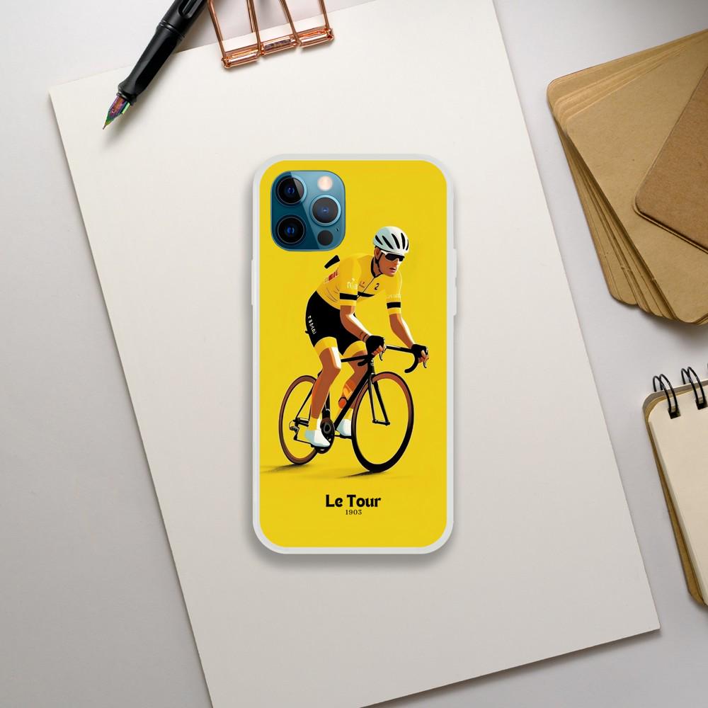 Coque Téléphone Transparente Tour de France – Protection Flexible et Moderne - Coque téléphone Cyclisme