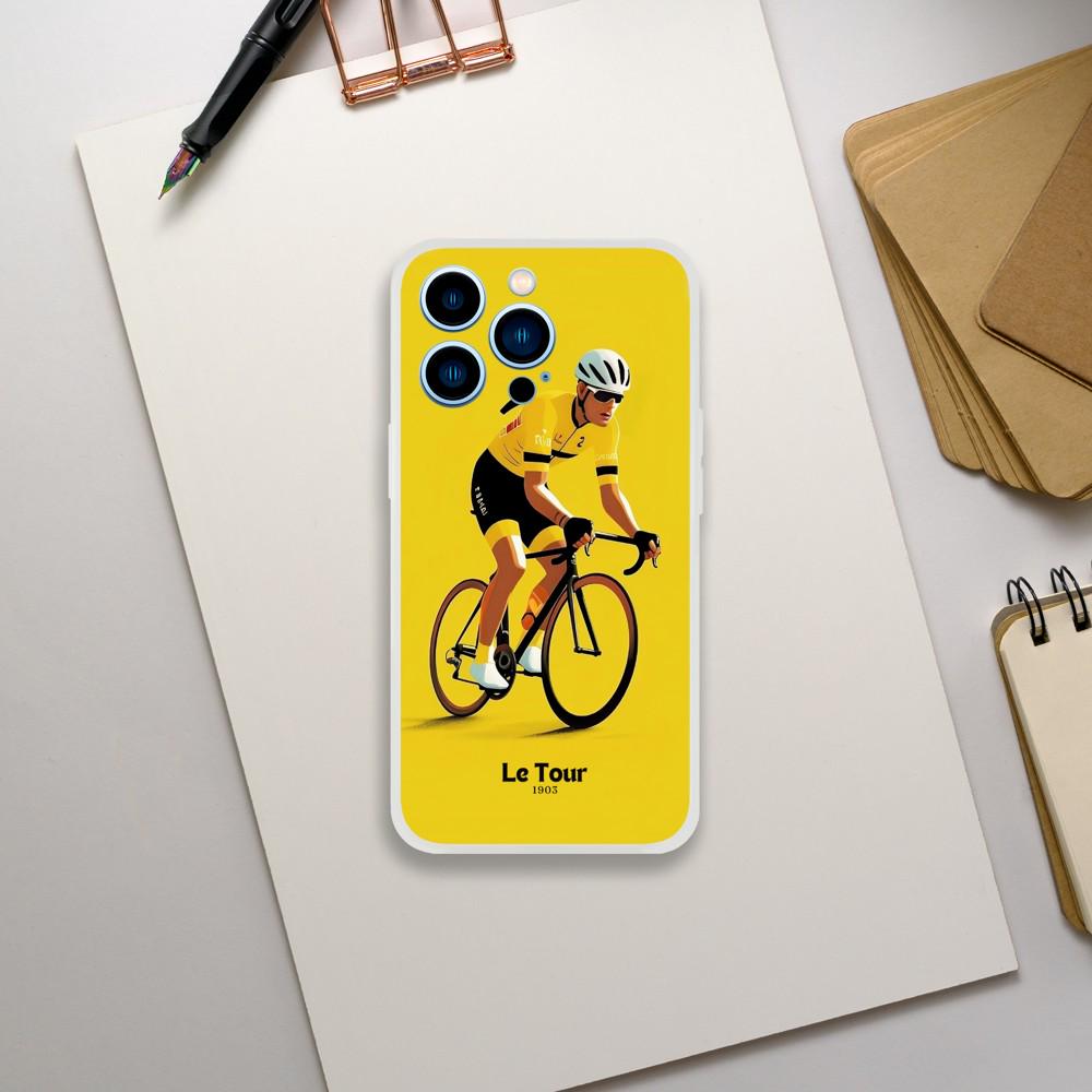 Coque Téléphone Transparente Tour de France – Protection Flexible et Moderne - Coque téléphone Cyclisme