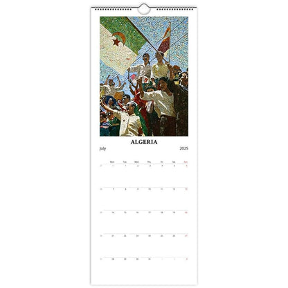 Calendrier mural 2025 - Algérie | Édition, villes, patrimoine et Histoire - 14 illustrations