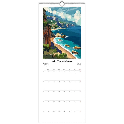 Calendrier mural 2025 - Algérie | Édition, villes, patrimoine et Histoire - 14 illustrations