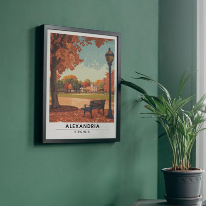Affiche Alexandria, Virginie | impression Alexandria, Virginie USA - Poster vintage