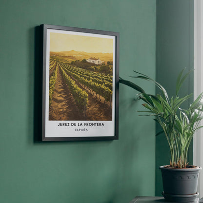 Affiche de voyage Jerez de la Frontera | Impression Jerez de la Frontera