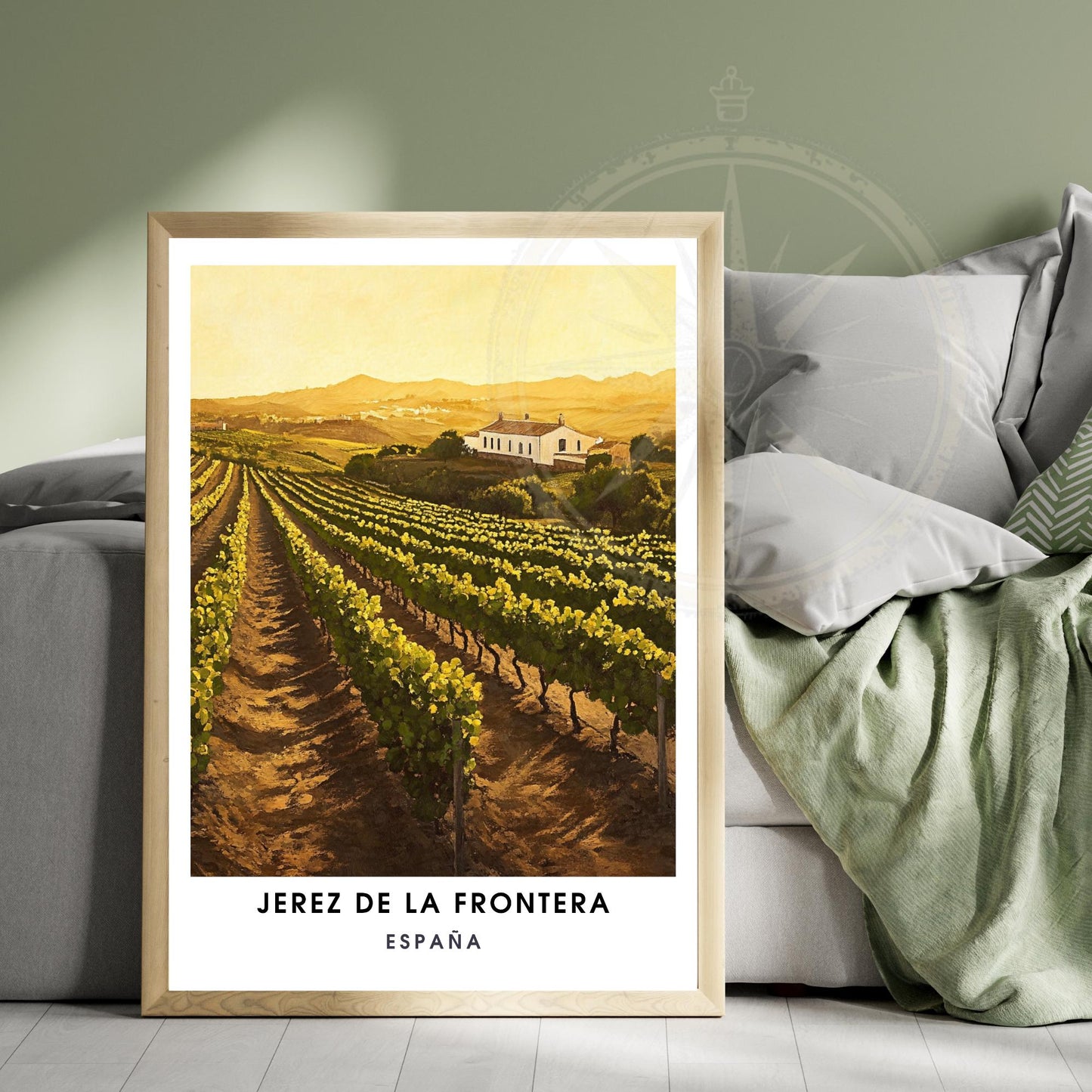 Affiche de voyage Jerez de la Frontera | Impression Jerez de la Frontera