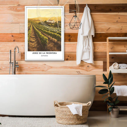Affiche de voyage Jerez de la Frontera | Impression Jerez de la Frontera
