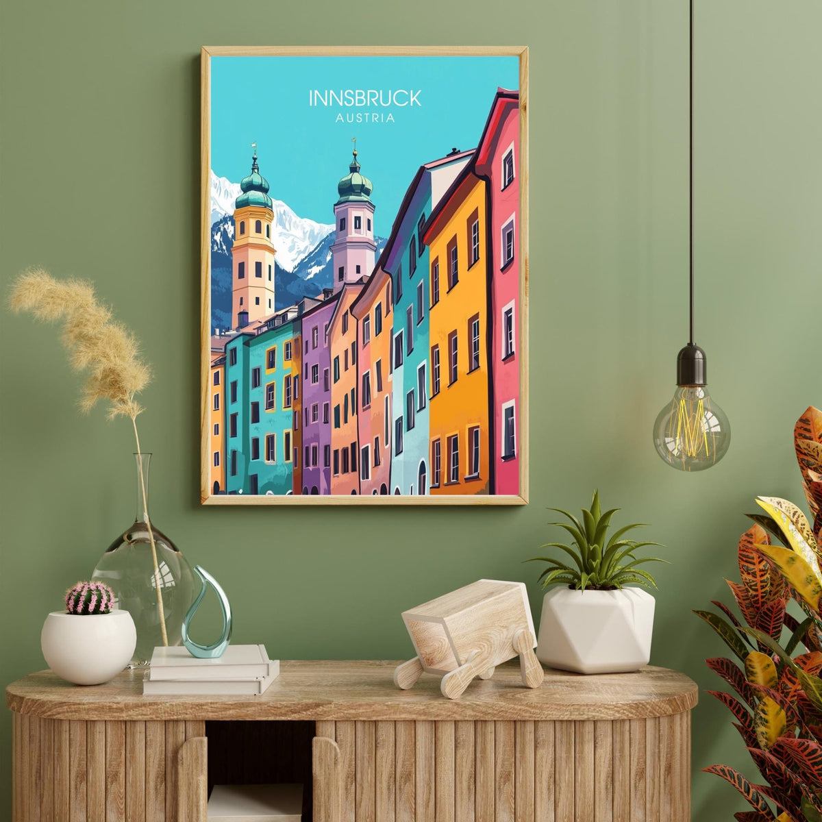 Affiche Innsbruck | Poster Murale Autriche | Affiche Autriche