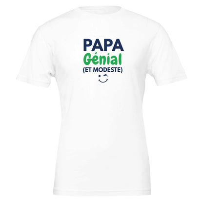 T-shirt Premium à col ras du cou | Papa Génial