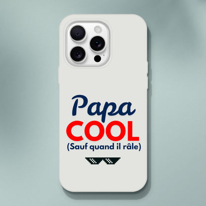 Coque IPhone personnalisée - Papa cool - cadeau fête des pères - Tous les iPhones