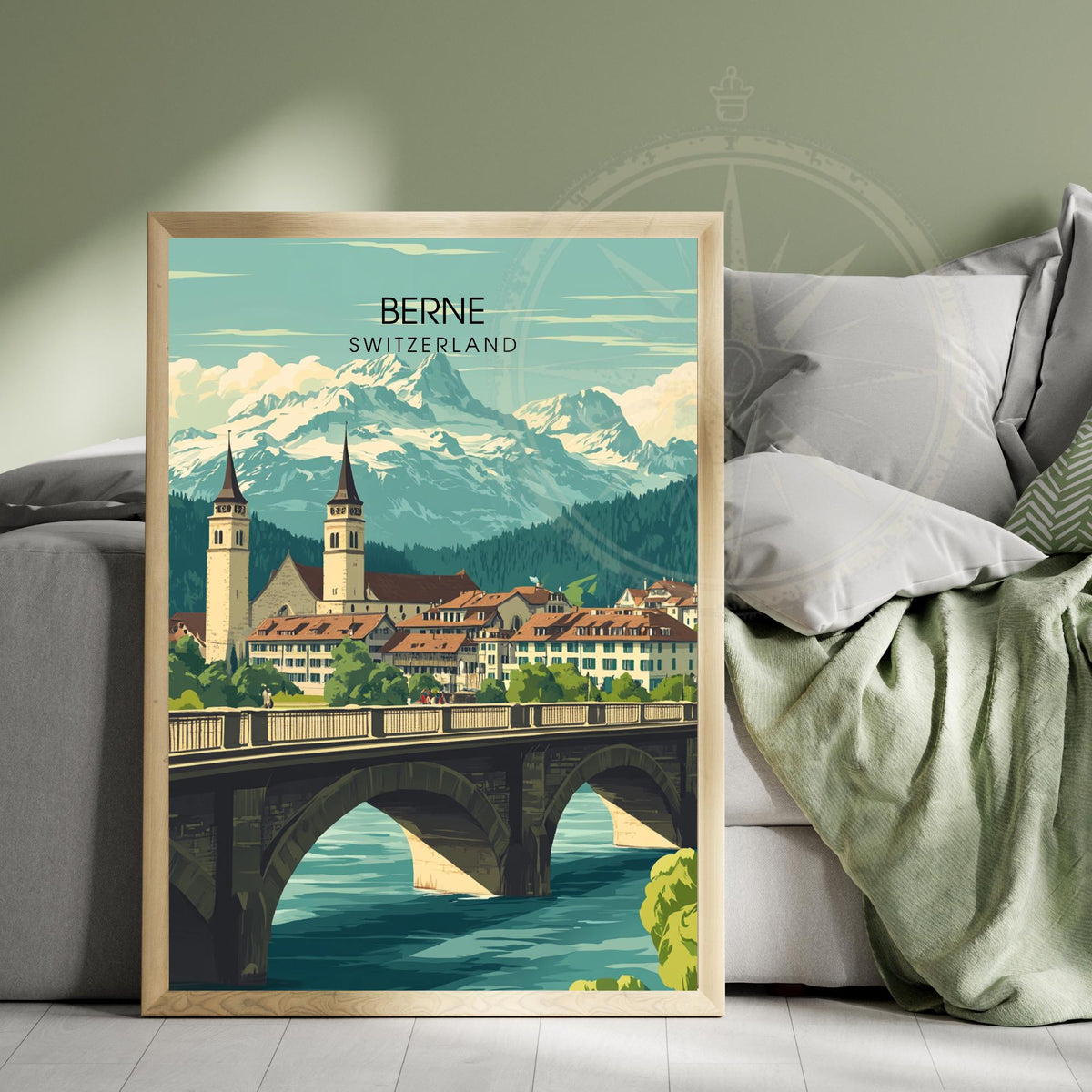 Affiche Berne | Poster Murale de Suisse | Affiche Suisse