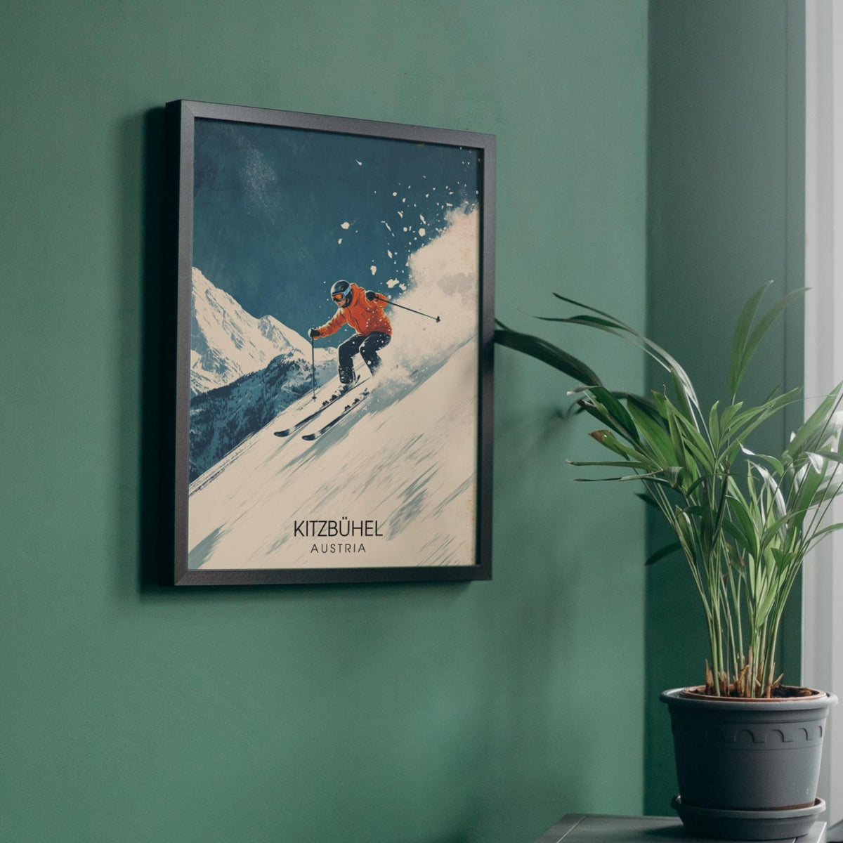 Affiche Kitzbühel | Impression de voyage Autriche | Affiche Autriche