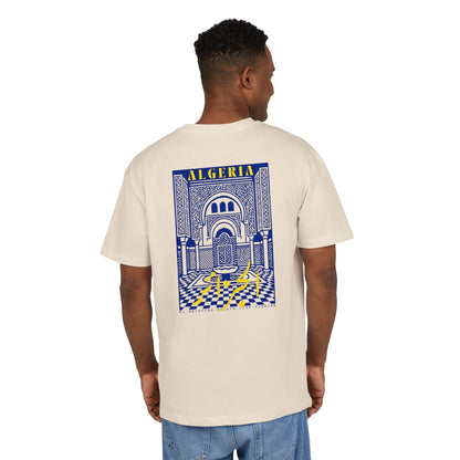 T-shirt oversize Algérie – Tee-shirt unisexe graphique, coupe ample, souvenir de voyage, cadeau culturel et tendance