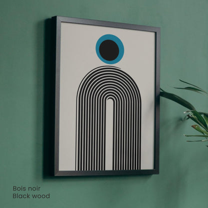 Affiche Bauhaus Minimaliste – Art Géométrique Moderne, Poster Abstrait