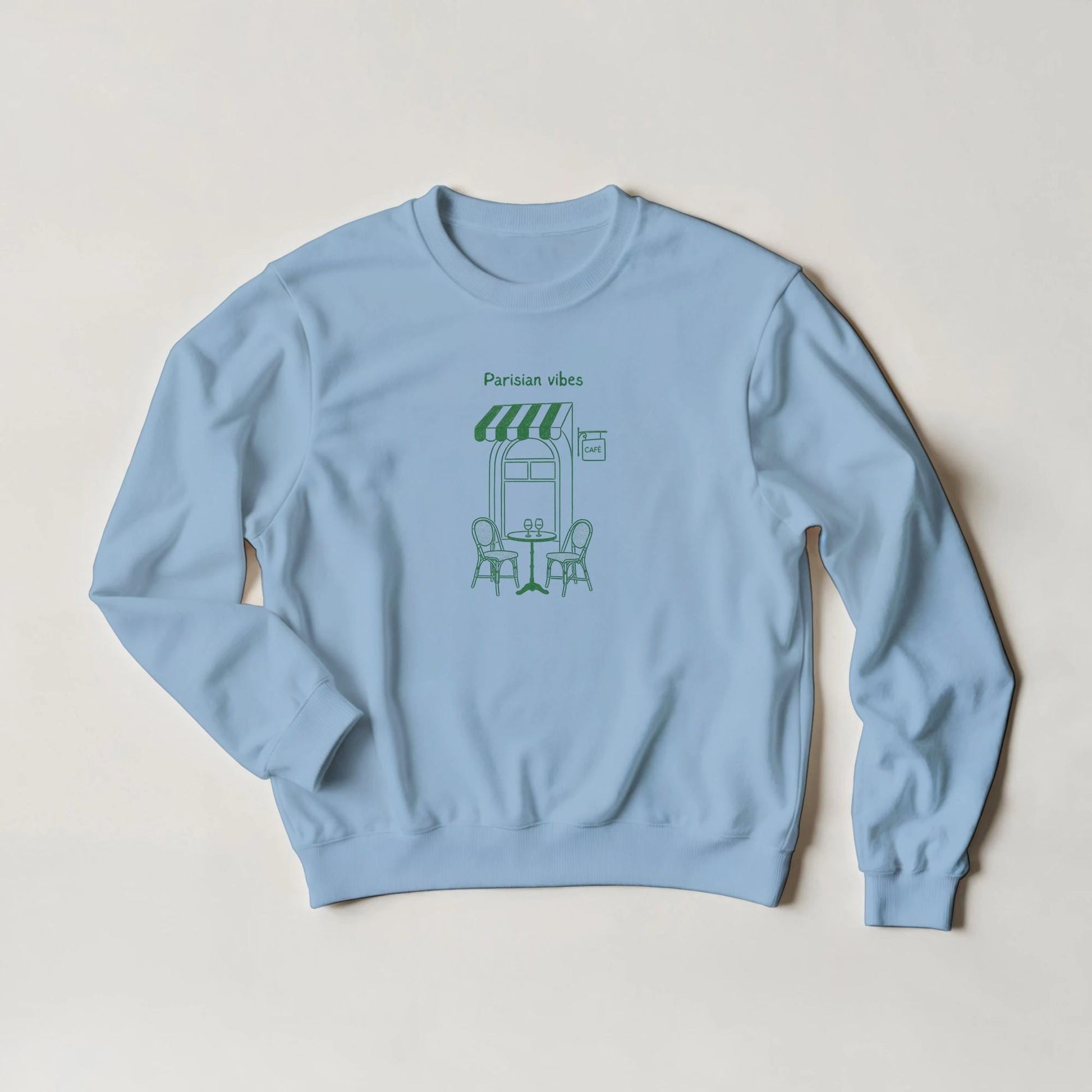 Sweatshirt Unisexe "Parisian Vibes" – Style parisien chic, Sweatshirt Paris, confort casual