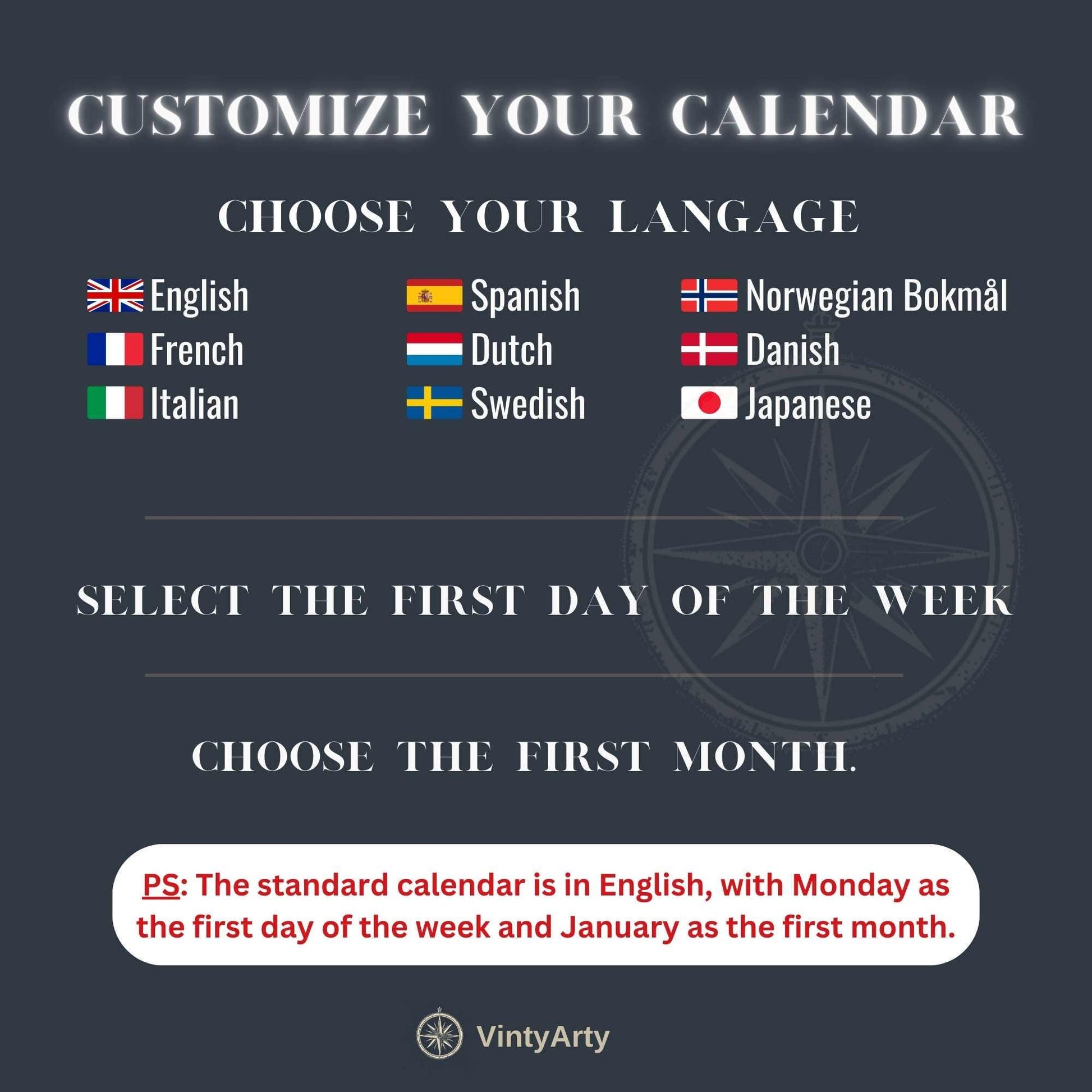 Calendrier mural 2026 Voyage | 12 illustrations du monde | Personnalisable & réutilisable en affiches