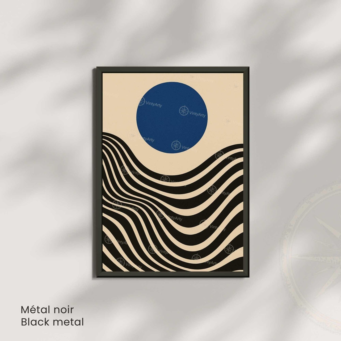 Affiche Bauhaus abstraite – Poster minimaliste géométrique, art mural moderne