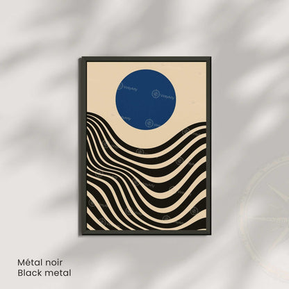 Affiche Bauhaus abstraite – Poster minimaliste géométrique, art mural moderne