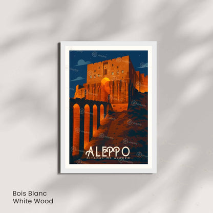 Affiche Alep | Citadelle d’Alep | Poster Syrie