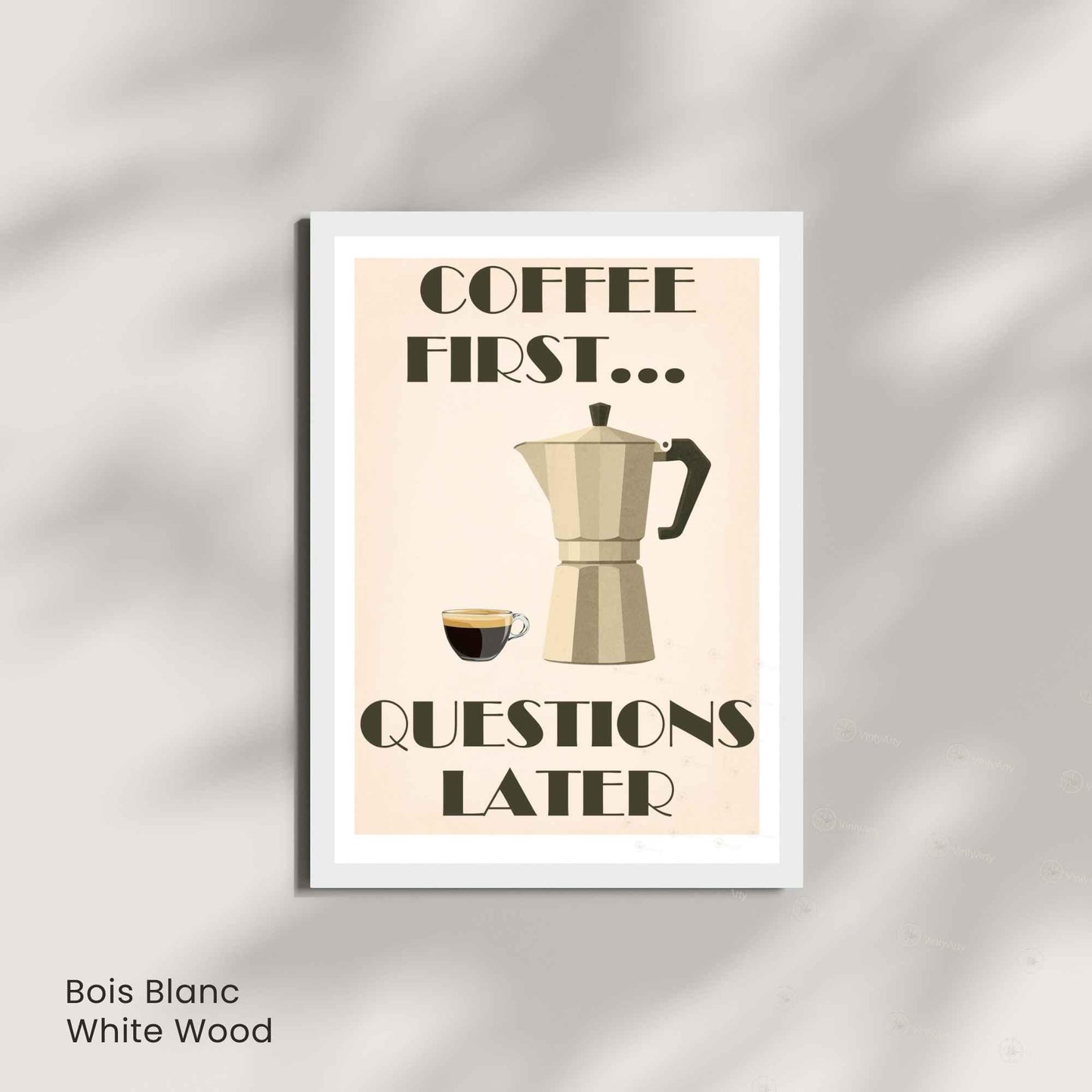 Affiche café – moka | Affiche Café Humoristique Vintage | Décoration Cuisine