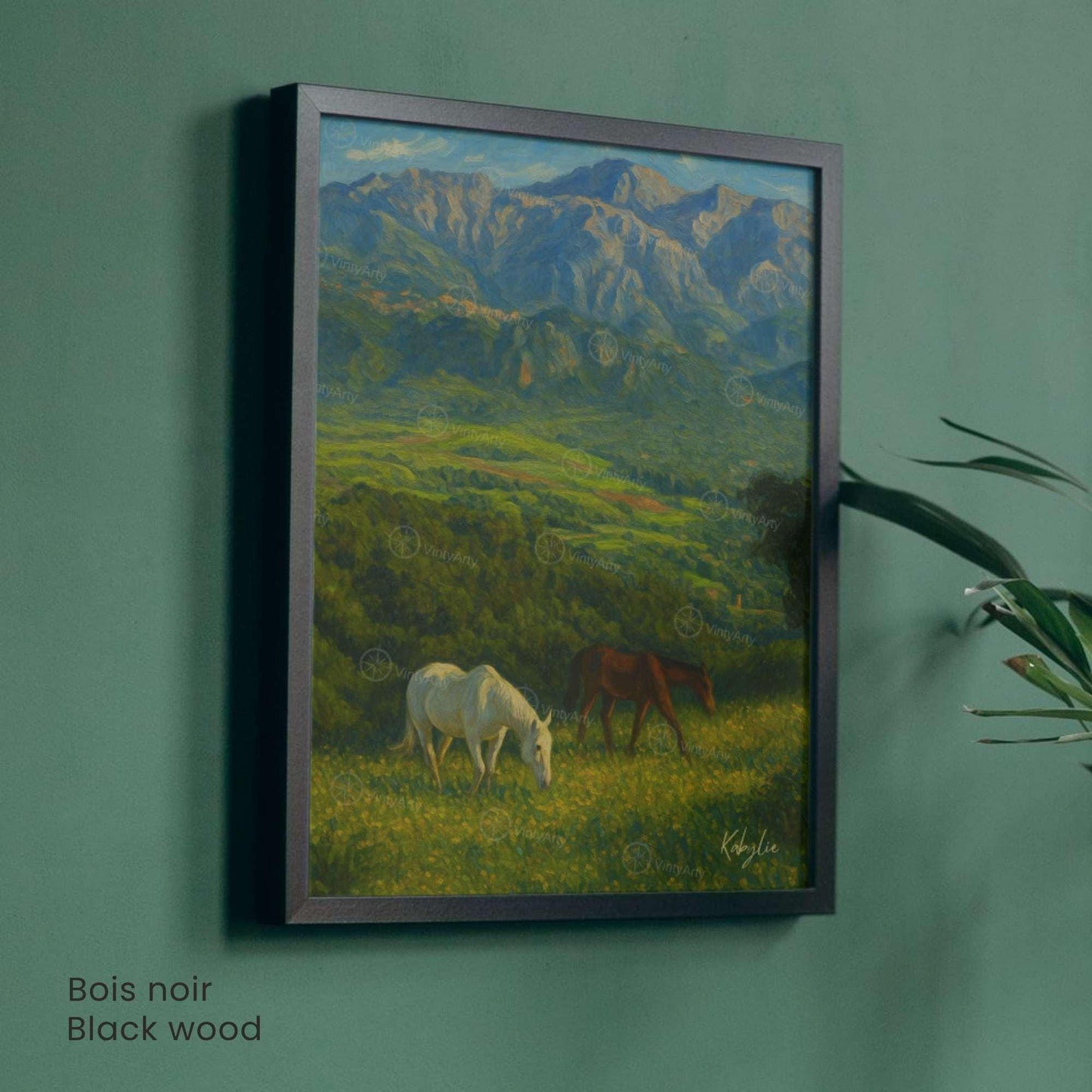 Affiche de voyage Kabylie – Algérie | Affiche montagne de Kabylie | Décoration Kabyle