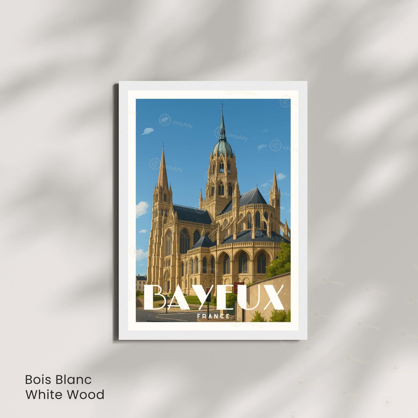 Affiche Bayeux | Cathédrale de Bayeux | Affiche Normandie