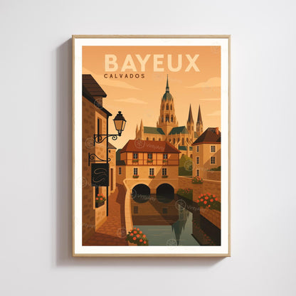 Affiche Bayeux | Affiche Calvados |  Affiche Normandie