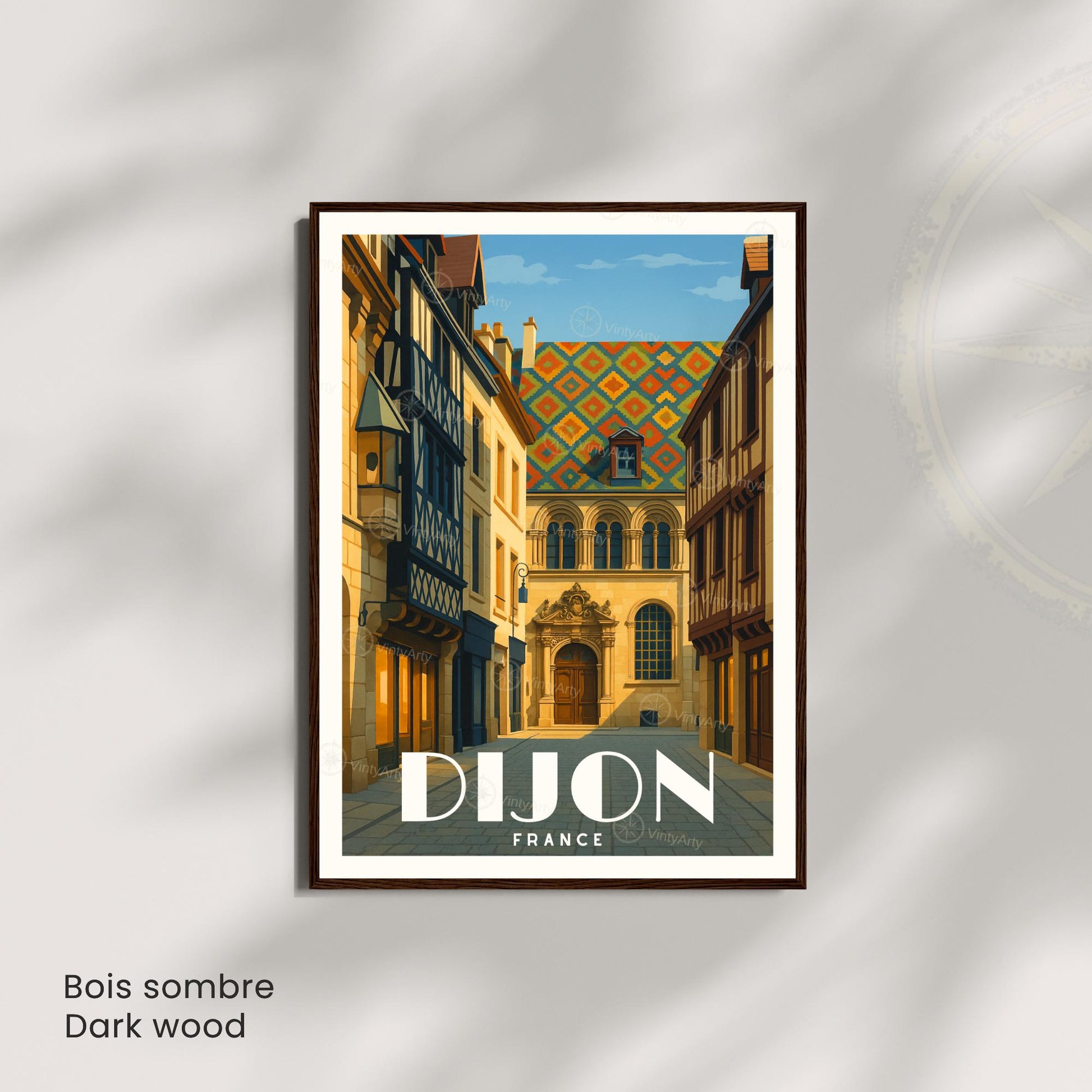 Affiche Dijon | Centre Historique de Dijon