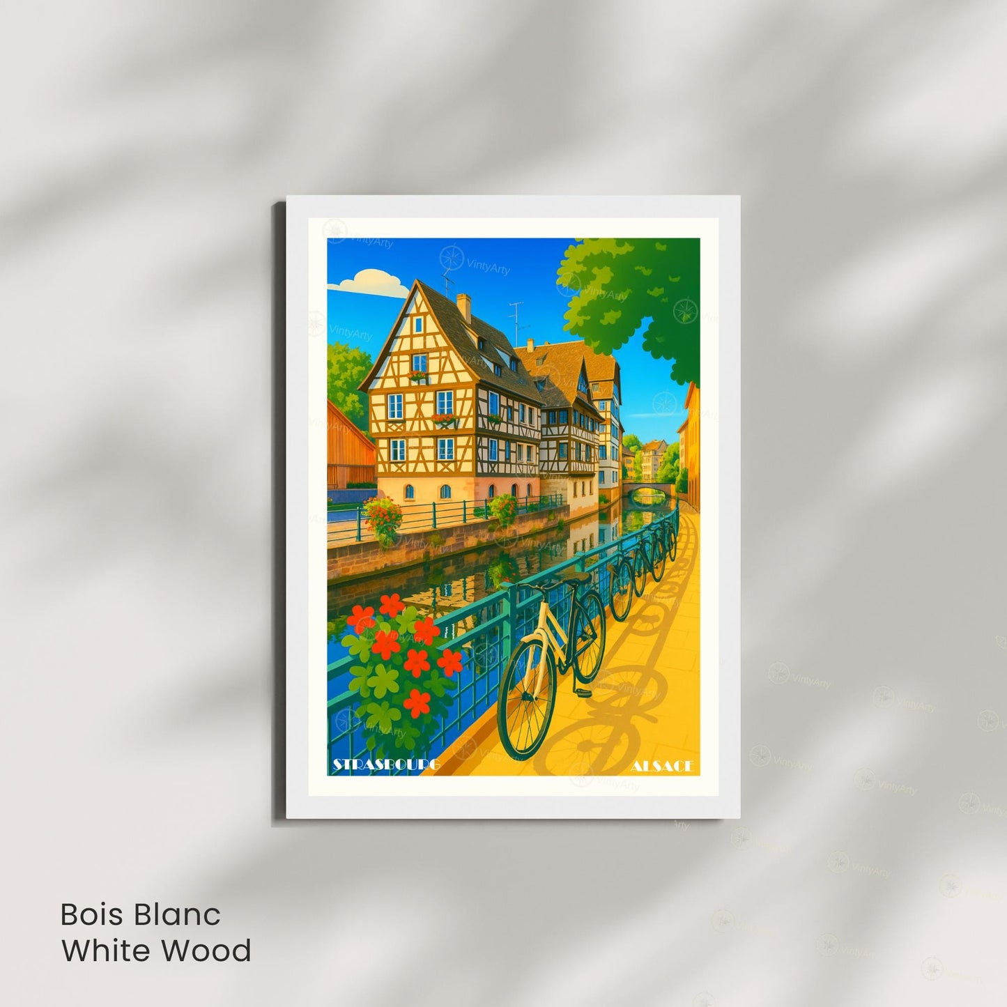 Affiche Strasbourg – La Petite France, charme et poésie alsacienne