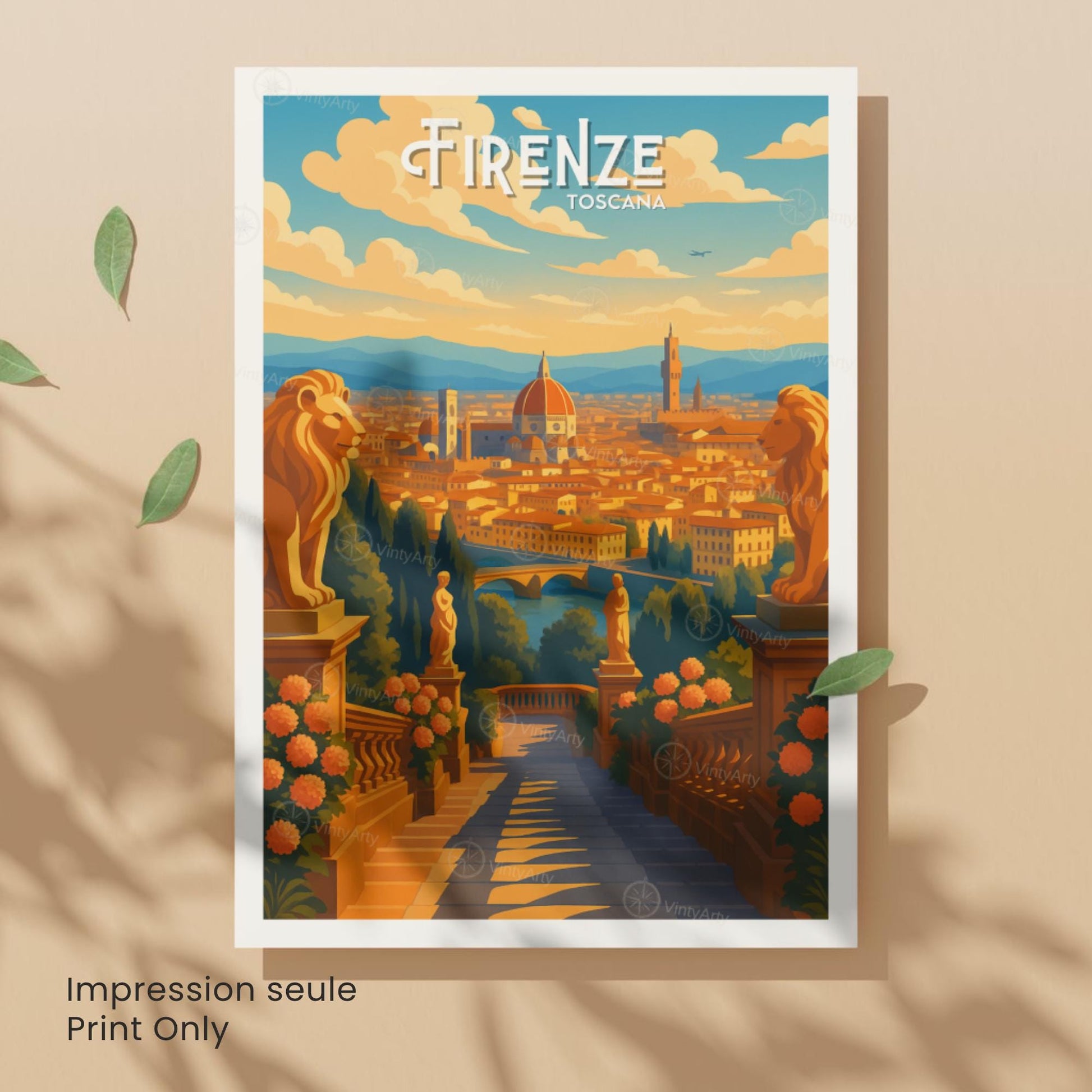 Affiche Florence – Vue sur la Cathédrale Santa Maria del Fiore