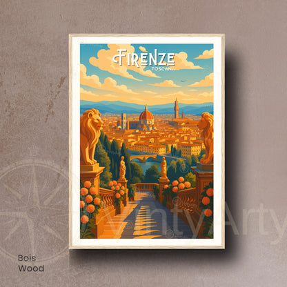 Affiche Florence – Vue sur la Cathédrale Santa Maria del Fiore