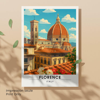 Affiche Florence – Santa Maria del Fiore, l’âme de la Renaissance italienne