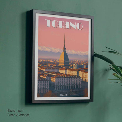 Affiche Turin – Vue sur la Mole Antonelliana