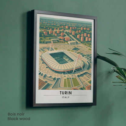 Affiche Turin – Le Grand Stade de Turin