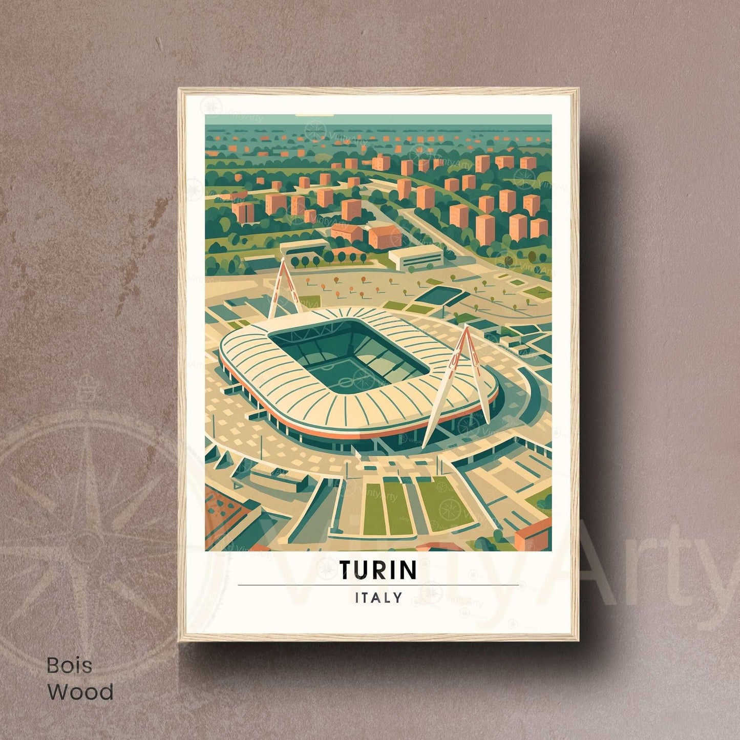 Affiche Turin – Le Grand Stade de Turin