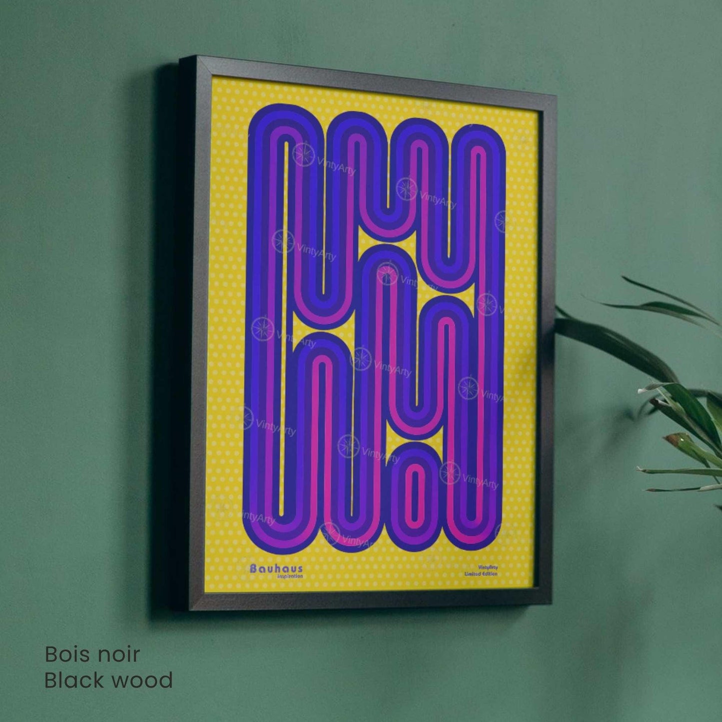 Affiche Lune Noire – Art Minimaliste et Contemporain | Poster Abstrait Noir et Blanc