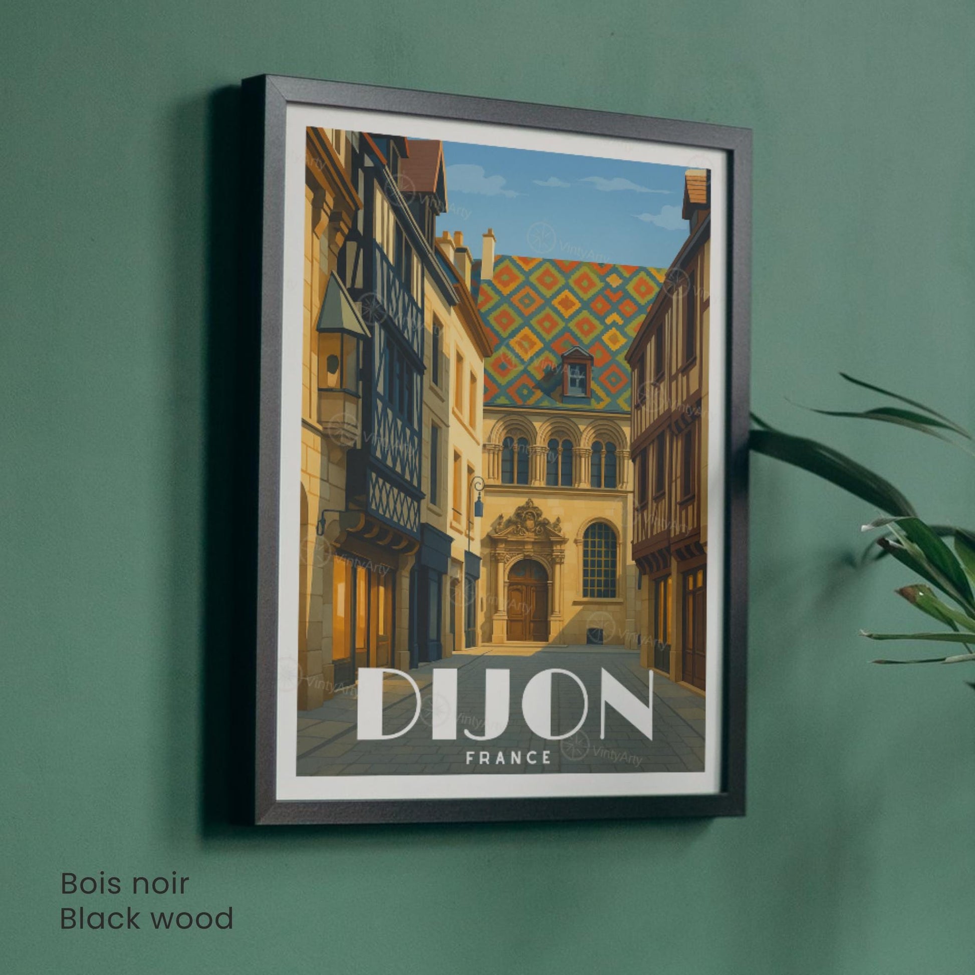 Affiche Dijon | Centre Historique de Dijon
