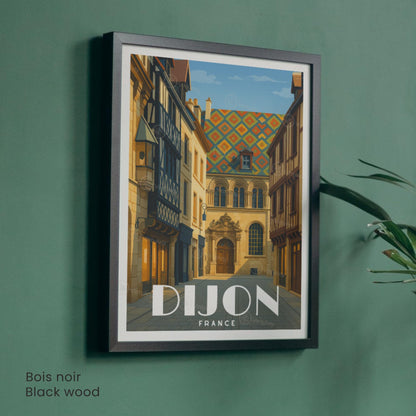 Affiche Dijon | Centre Historique de Dijon