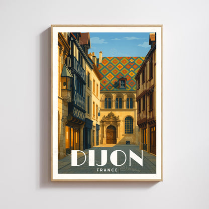 Affiche Dijon | Centre Historique de Dijon