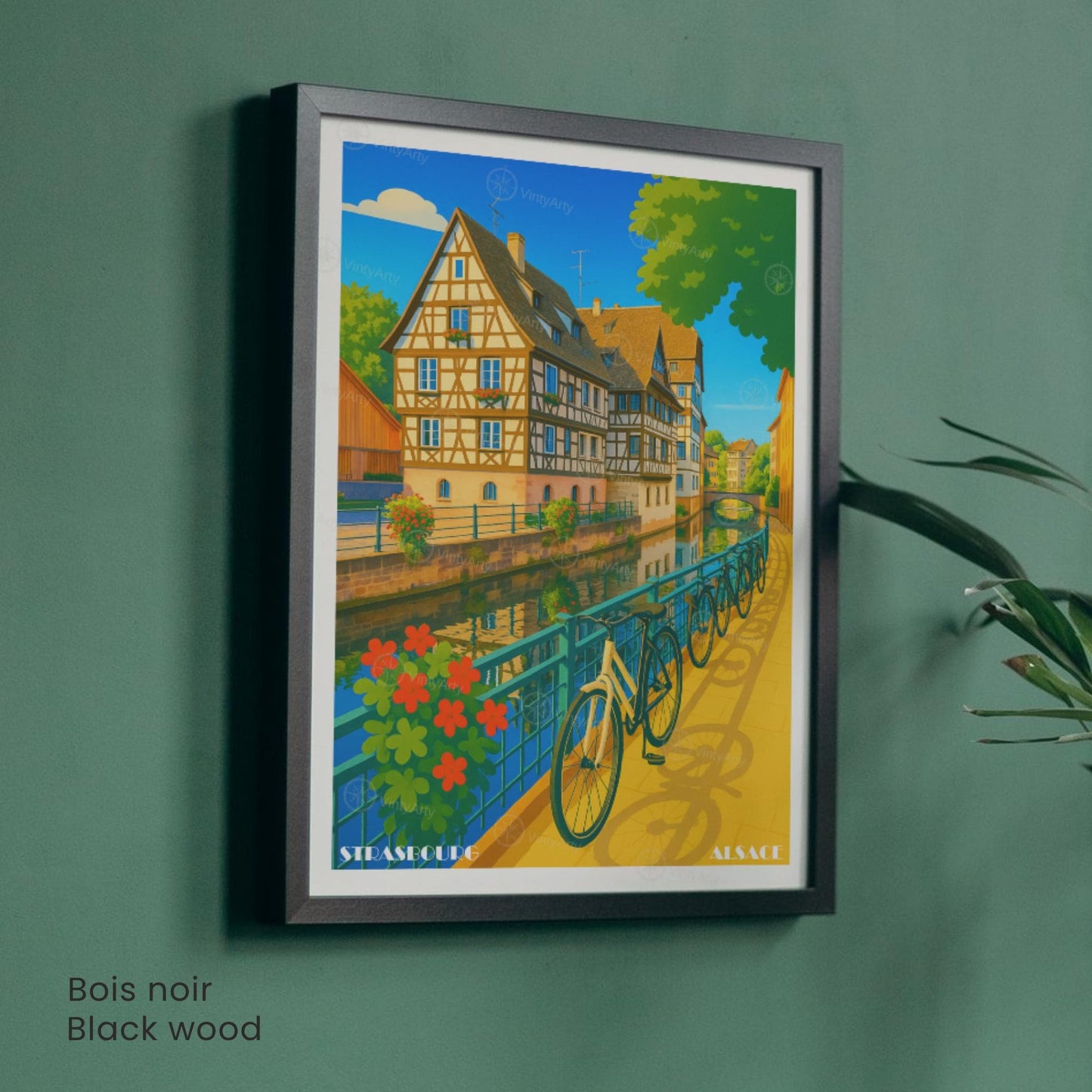 Affiche Strasbourg – La Petite France, charme et poésie alsacienne