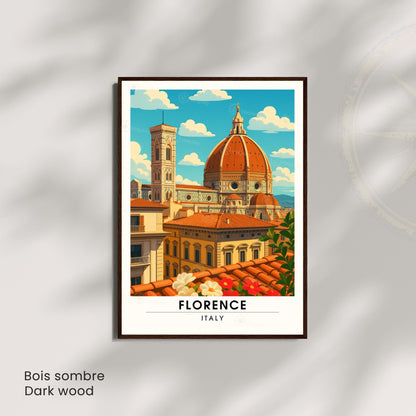 Affiche Florence – Santa Maria del Fiore, l’âme de la Renaissance italienne