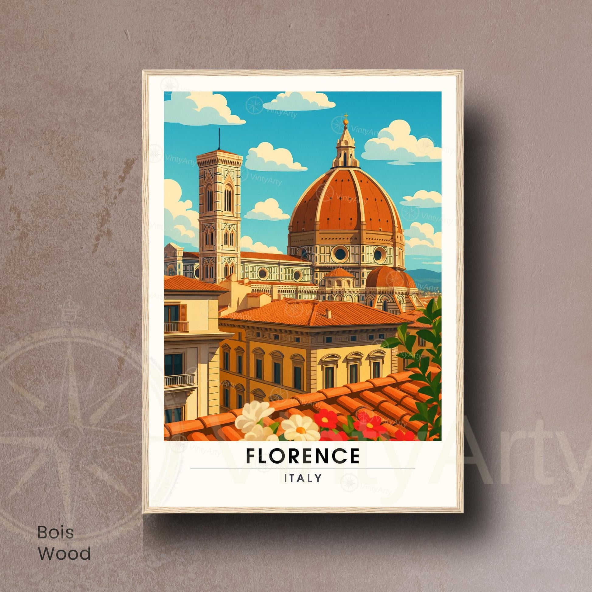 Affiche Florence – Santa Maria del Fiore, l’âme de la Renaissance italienne