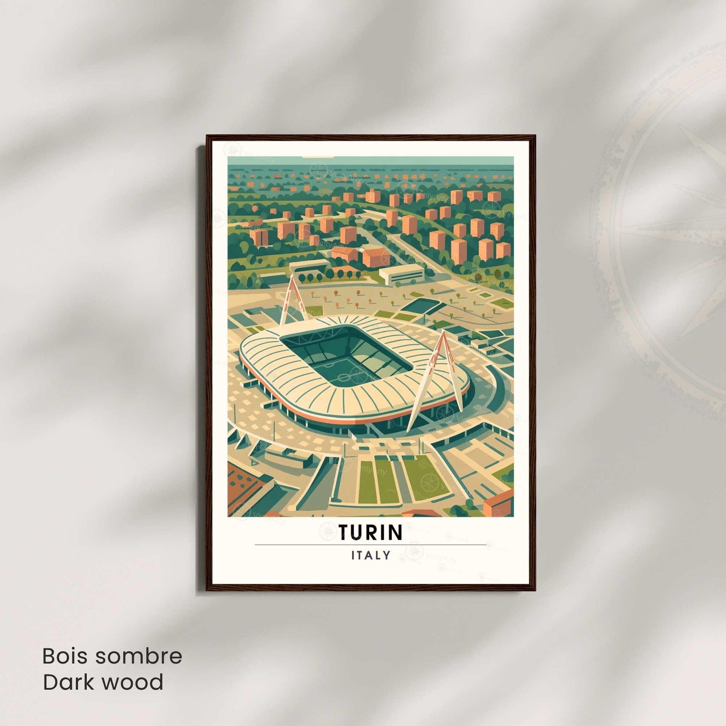 Affiche Turin – Le Grand Stade de Turin