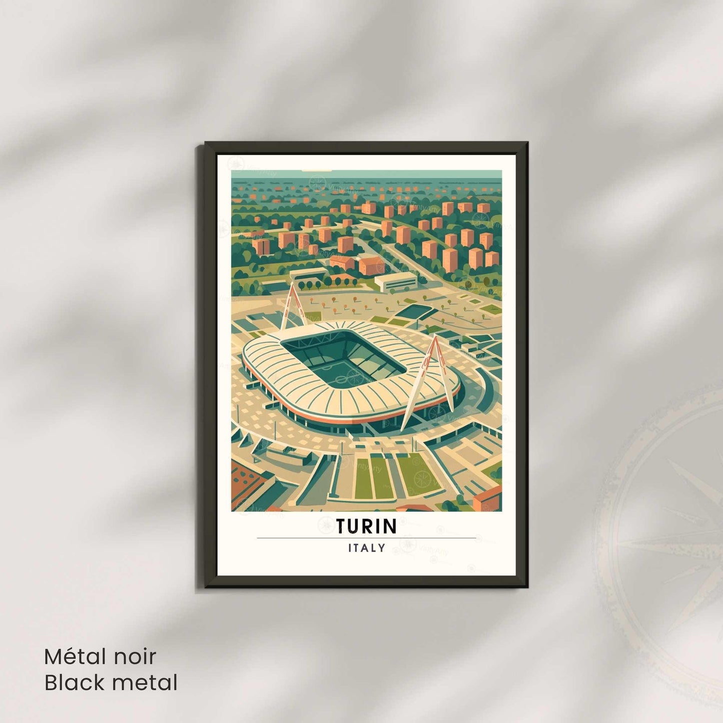 Affiche Turin – Le Grand Stade de Turin
