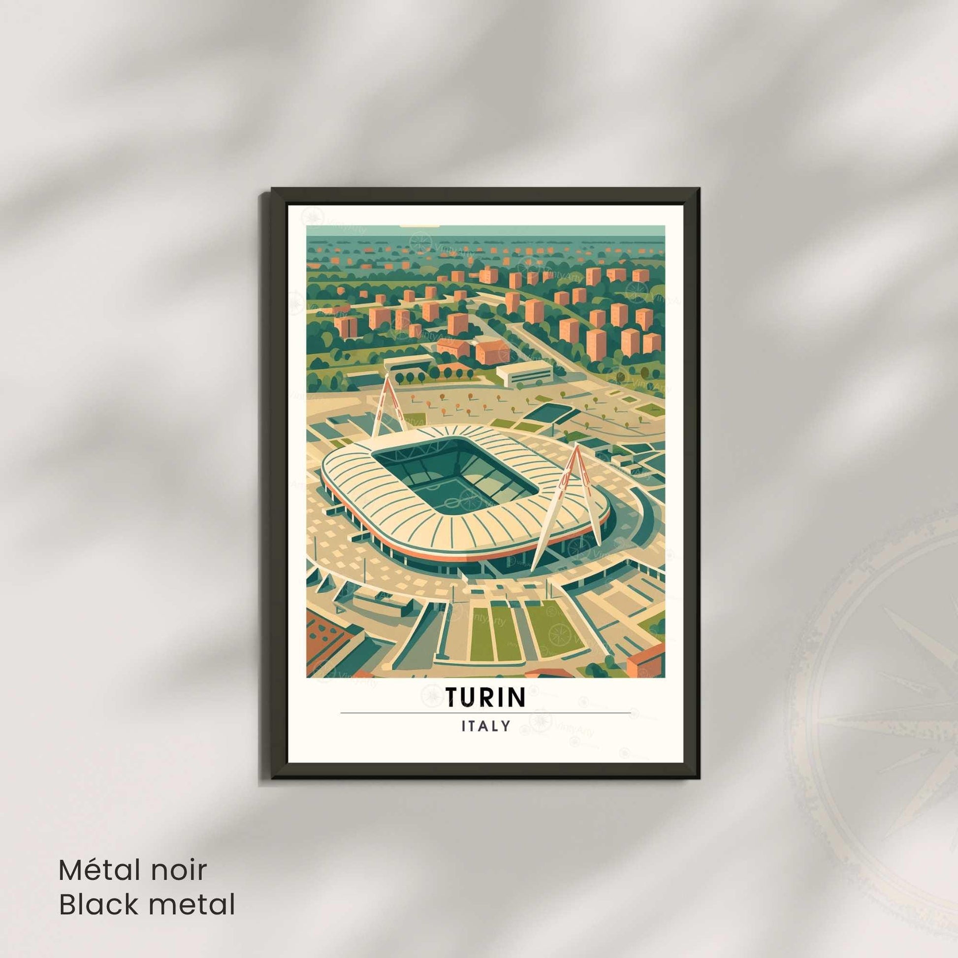 Affiche Turin – Le Grand Stade de Turin