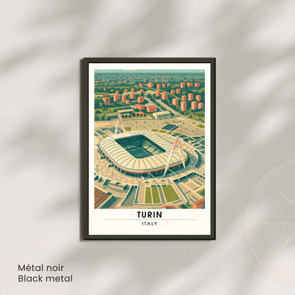 Affiche Turin – Le Grand Stade de Turin