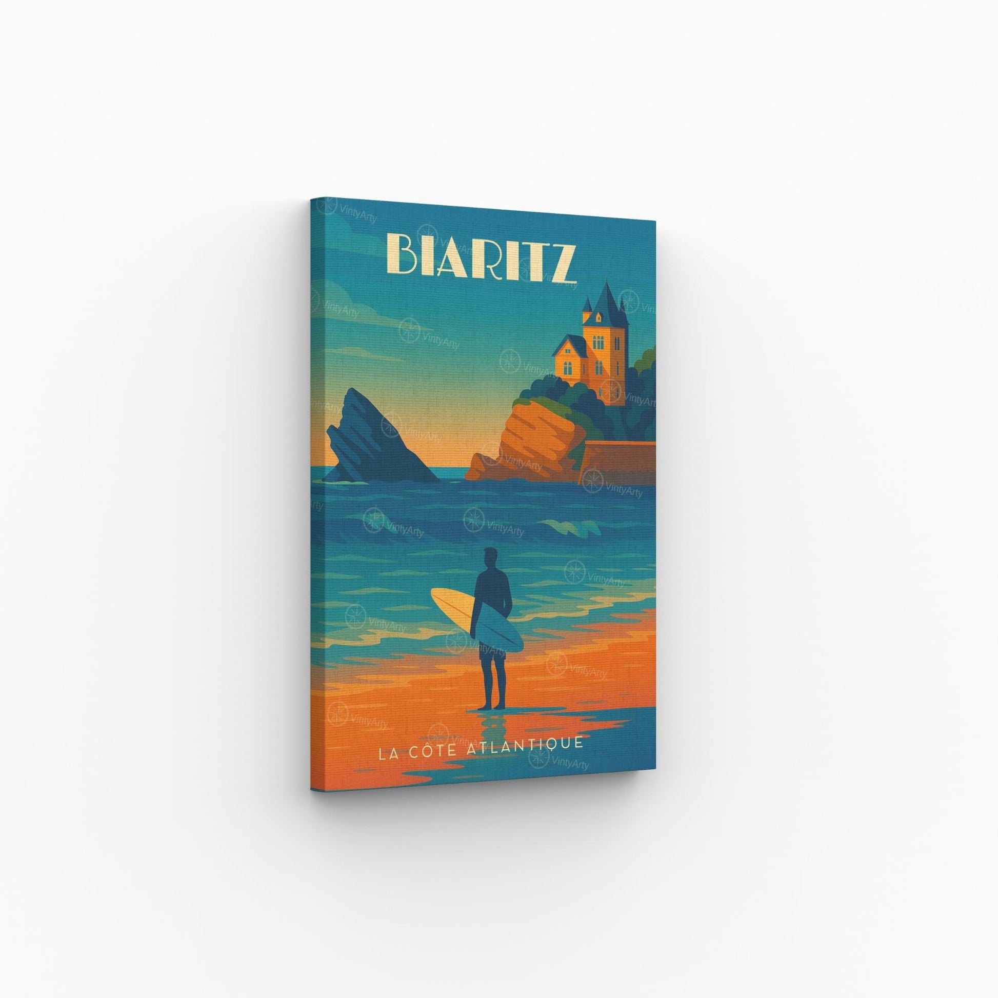 Toile personnalisée – Illustration de votre ville | Cadeau unique & décoration premium